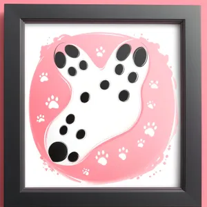 Colorful Polka Dot Cartoon Design Decoration