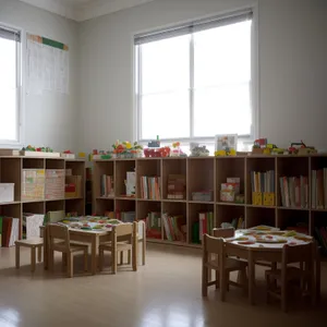 Modern Wood Table in a Stylish Interior