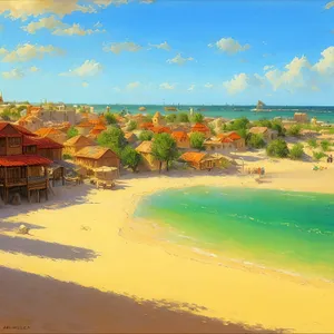 Tropical Serenity by the Coast