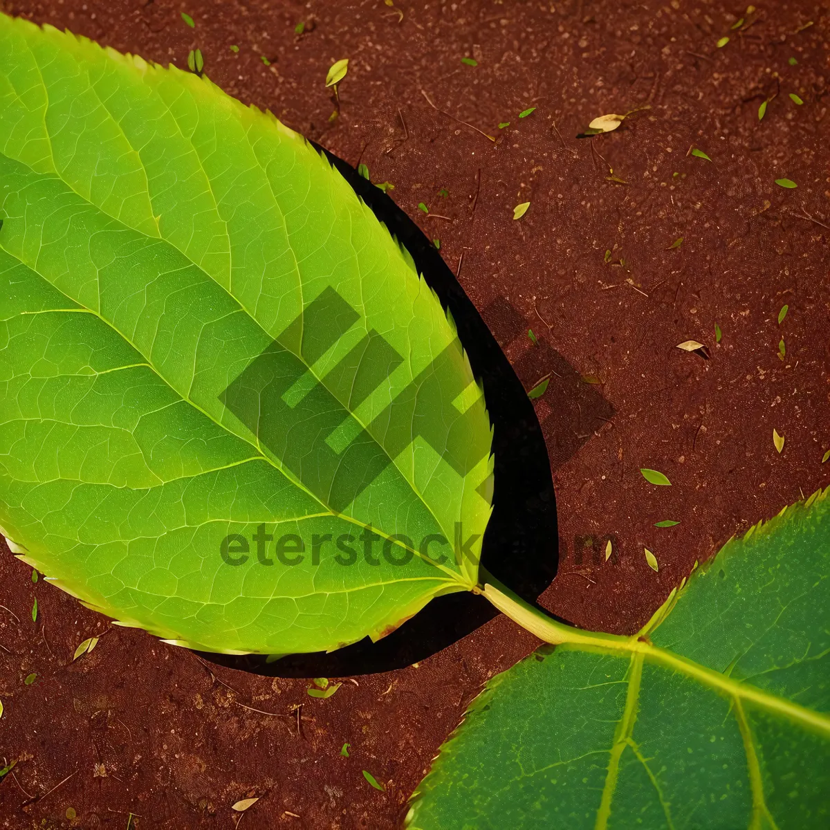 Picture of Lush Foliage: Vibrant Leaves of a Fig Tree