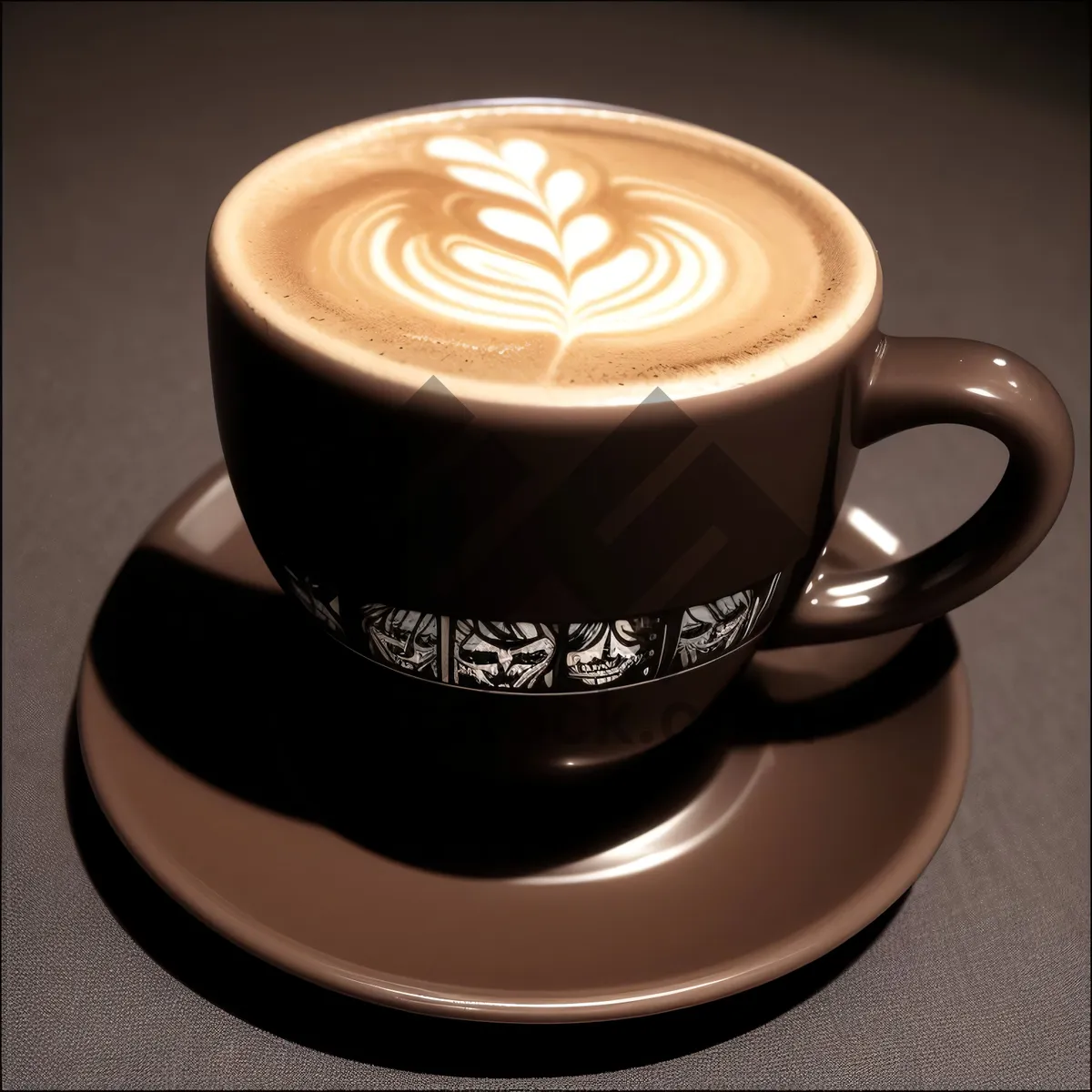 Picture of Coffee Cup on Saucer with Spoon