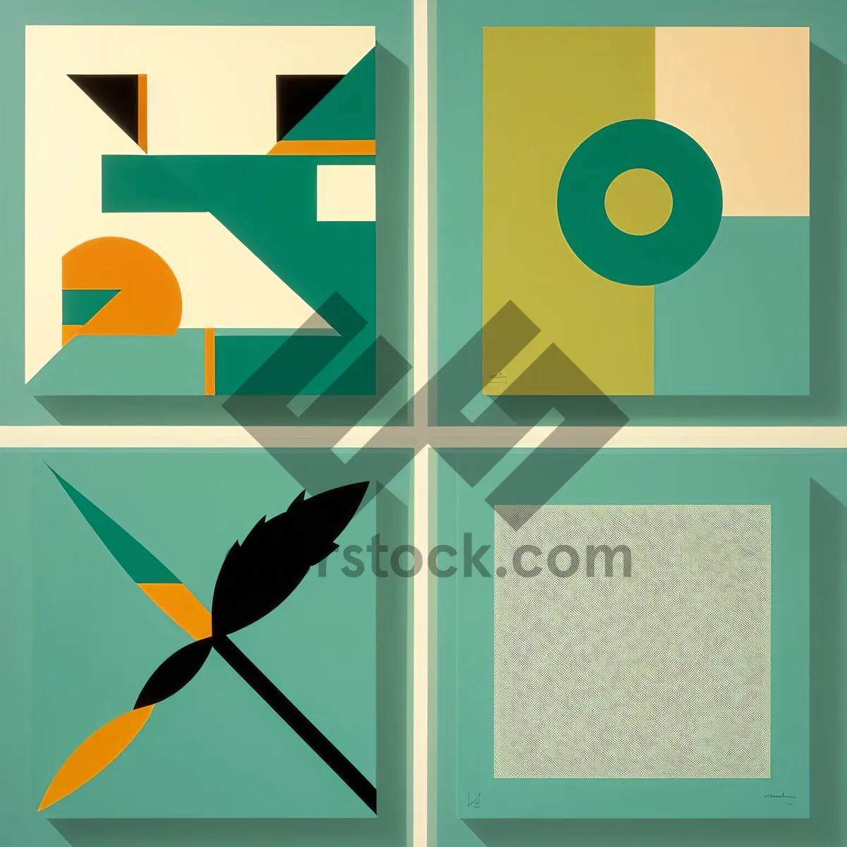 Picture of 3D Icon Set: Symbolic Paper Box Sign