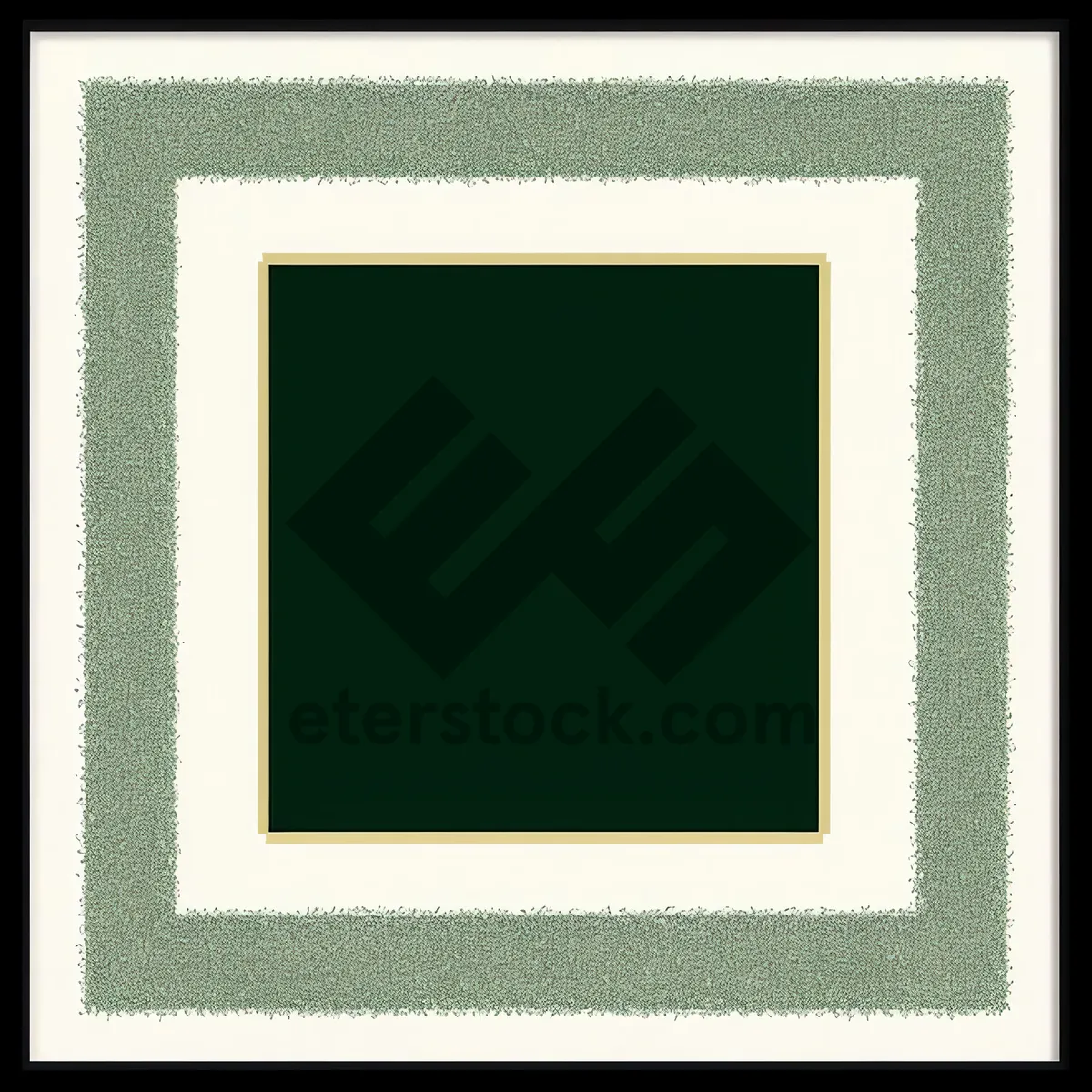 Picture of Aged Vintage Wooden Frame with Blank Space