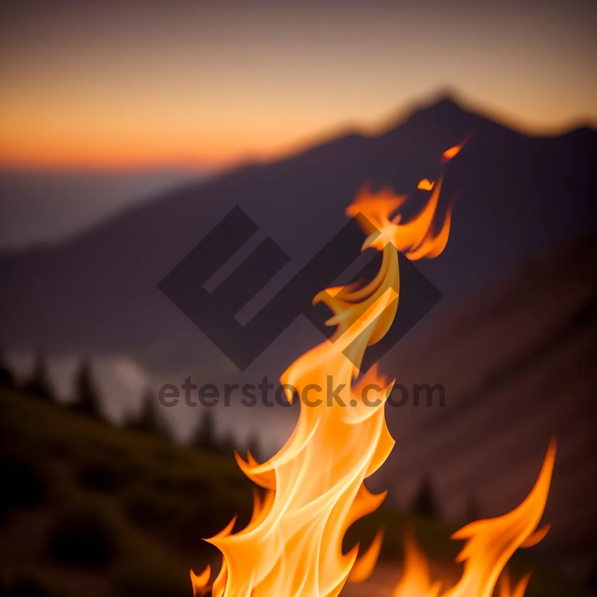 Picture of Fiery Blaze: A Captivating Inferno of Heat and Passion
