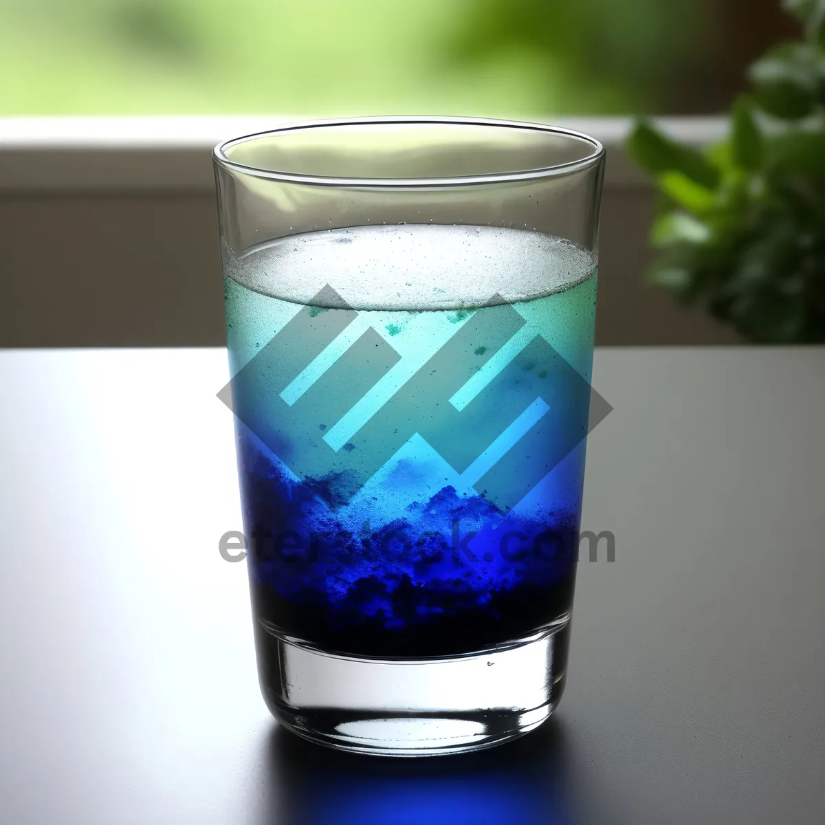 Picture of Refreshing Golden Vodka Cocktail in Glass