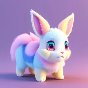 Cute Bunny Piggy Bank Cartoon Toy