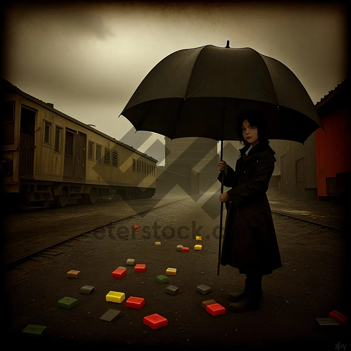 Picture of Protective Rain Cover for Umbrella