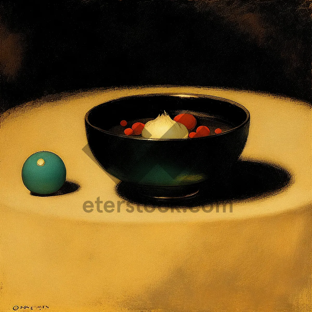 Picture of Healthy dinner soup in a bowl.