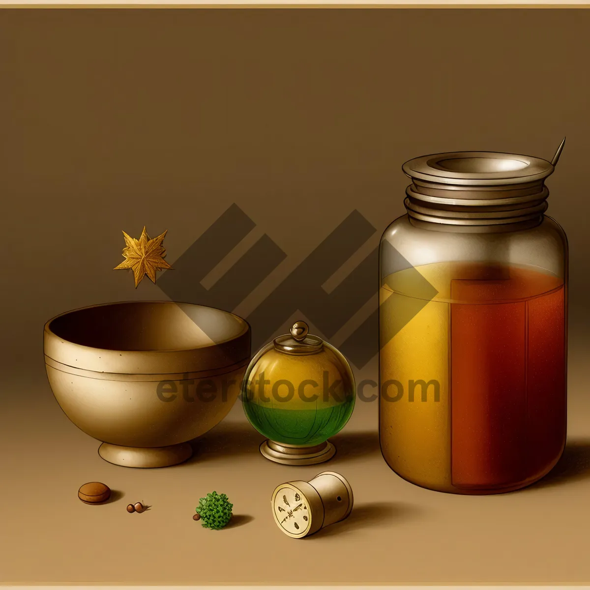 Picture of Healthy Honey Jar - Natural Medicine in a Glass