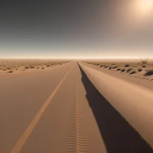 Desert Drive: Endless Horizons on the Open Road