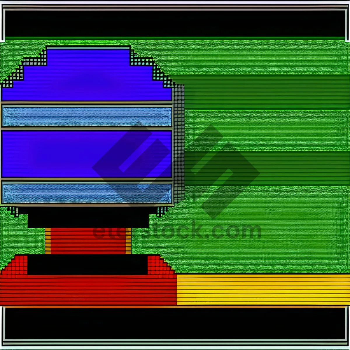 Picture of Digital LCD Monitor with Texture - Technology Equipment