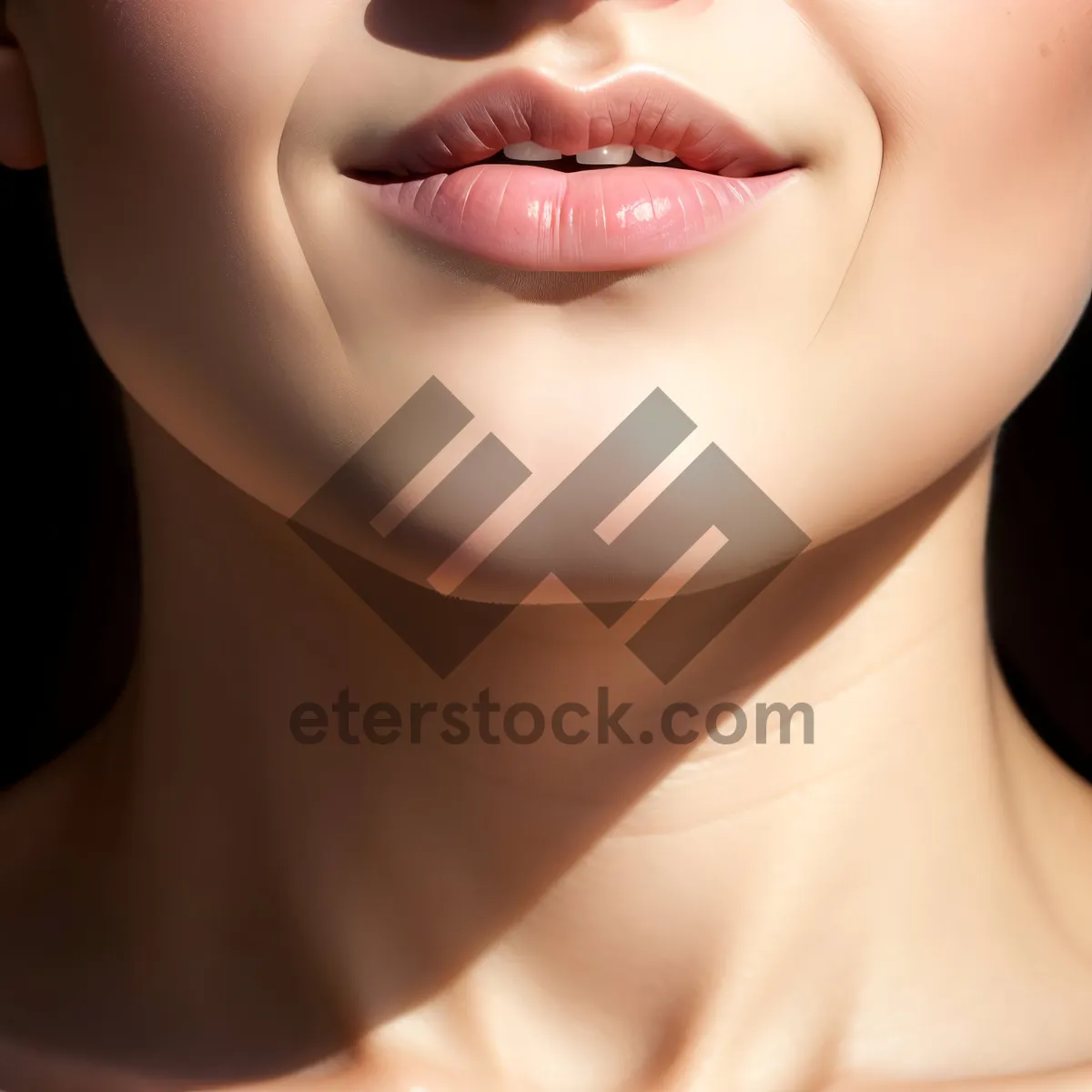 Picture of Fashionable Lady with Flawless Skin and Attractive Makeup