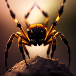 Golden Web Weaver: Captivating Arachnid's Intricate Creation
