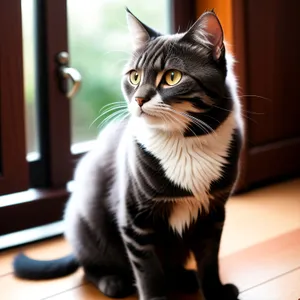 Adorable Tabby Kitty with Curious Eyes