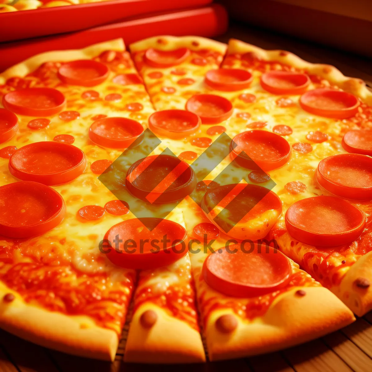 Picture of Savory Pizza Delight: A Delectable Slice of Gourmet Heaven