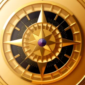 Vintage Analog Wall Clock with Roulette Wheel Design