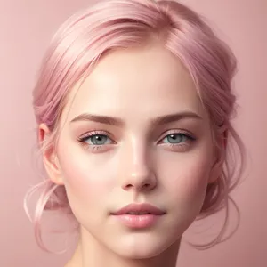 Captivating Beauty: Glamorous Attractive Model With Elegant Makeup