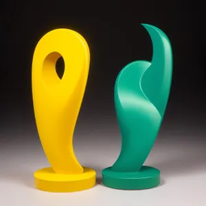 3D Businessman with Successful Garbage Icon