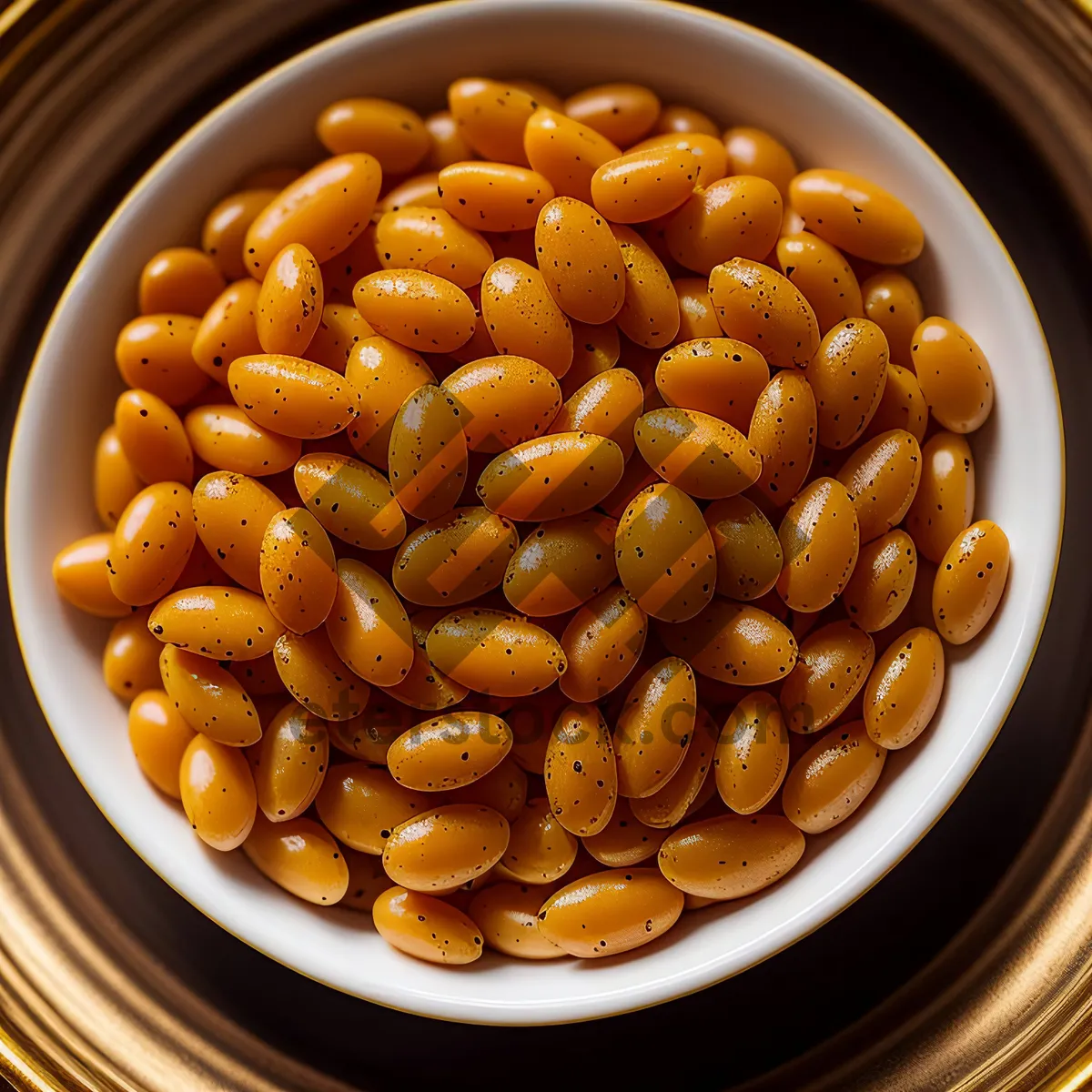 Picture of Delicious Legume Medley: Nutritious Vegetarian Meal with Beans and Peanuts