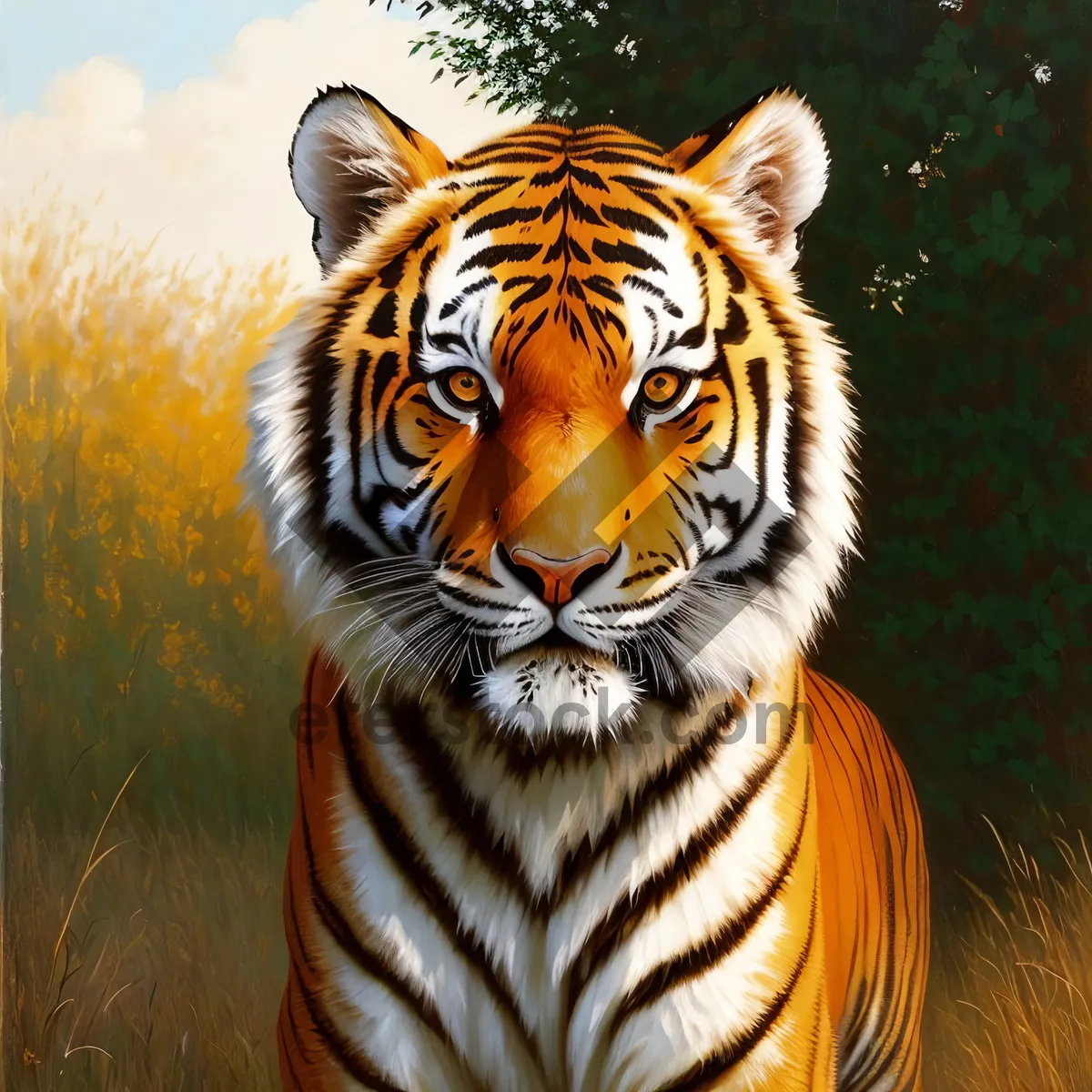 Picture of Jungle Stripes: Majestic Tiger in the Wild