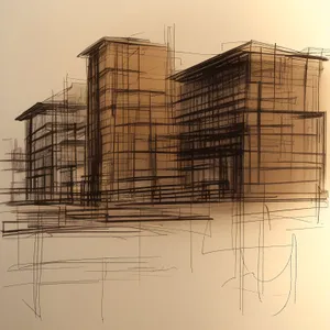 Modern Business Tower Design - Urban Architectural Sketch