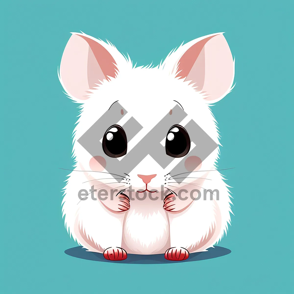 Picture of Happy Bunny: Cute Cartoon Rabbit Clip Art