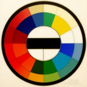 Glossy Round Grid Web Button Icon