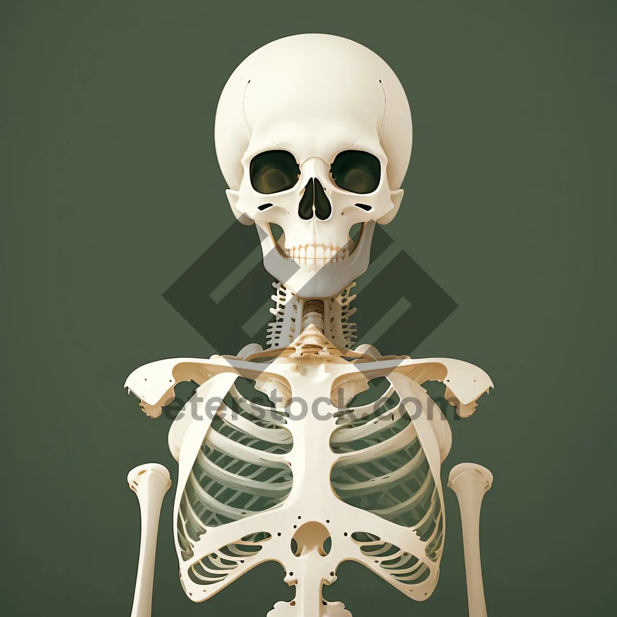 Picture of Spooky Skeleton Head with X-Ray Vision