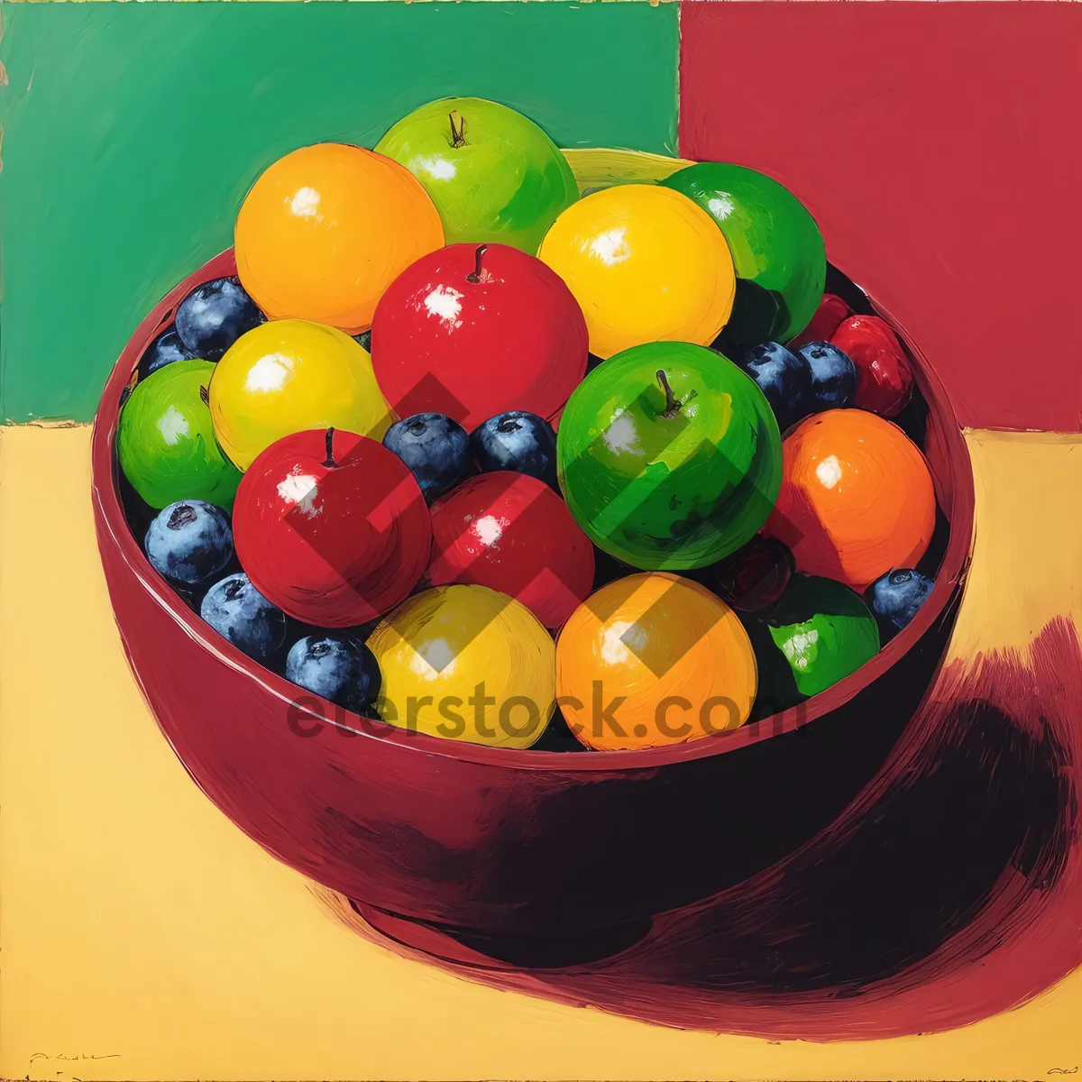 Picture of Colorful Candy Ball Game at Pool Table