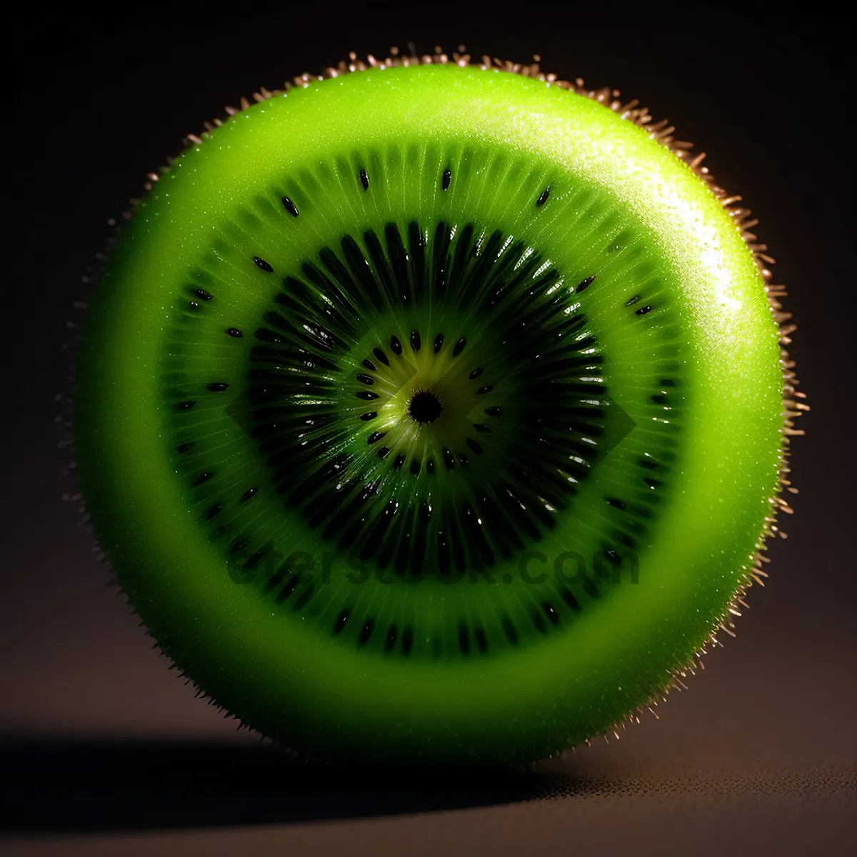 Picture of Ripe kiwi slice - juicy and nutritious!