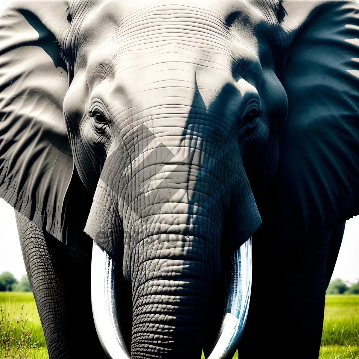 Picture of Majestic Elephant in South African Wildlife Park