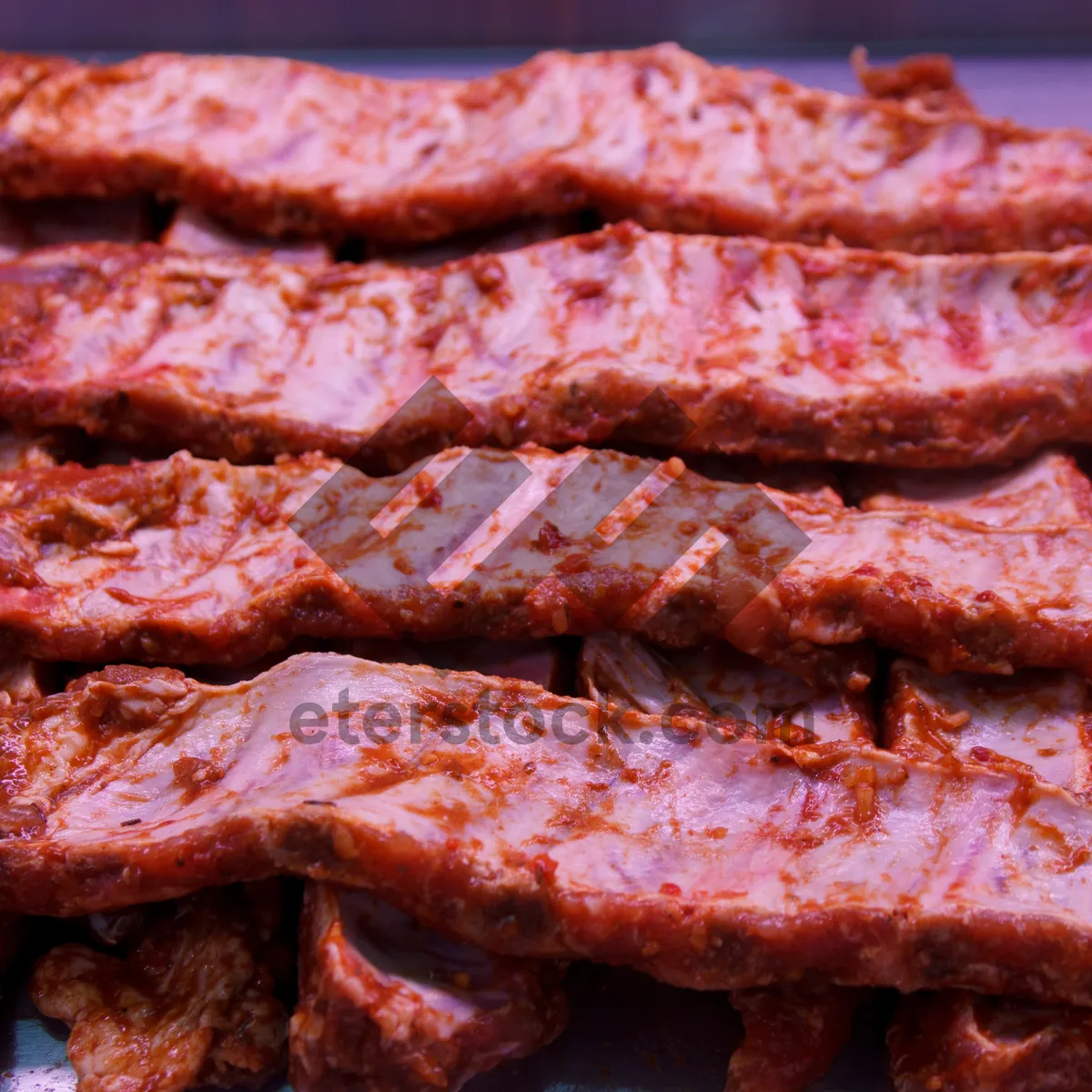 Picture of Grilled Steak Dinner with BBQ Sauce and Yam