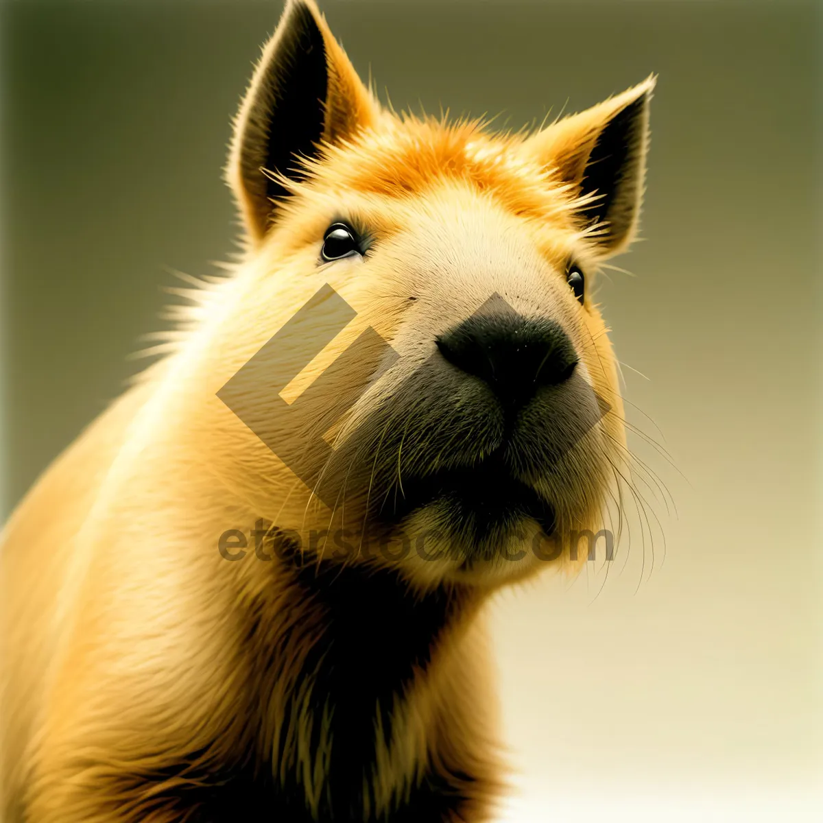 Picture of Furry King of the Safari - Majestic Lion with a Lush Mane