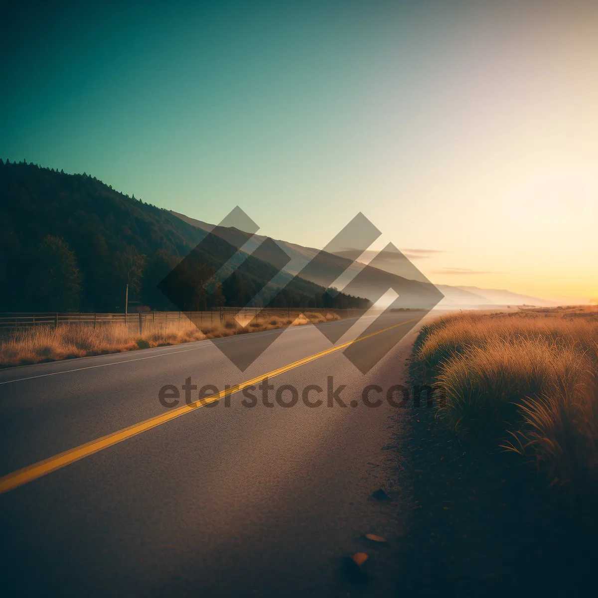 Picture of Endless Horizon: Scenic Drive through Mountainous Landscapes