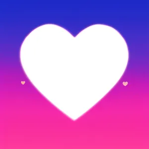 Romantic Love Heart Icon Design