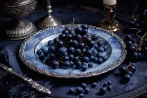 Organic Blackberry and Blueberry Gourmet Dessert Snack