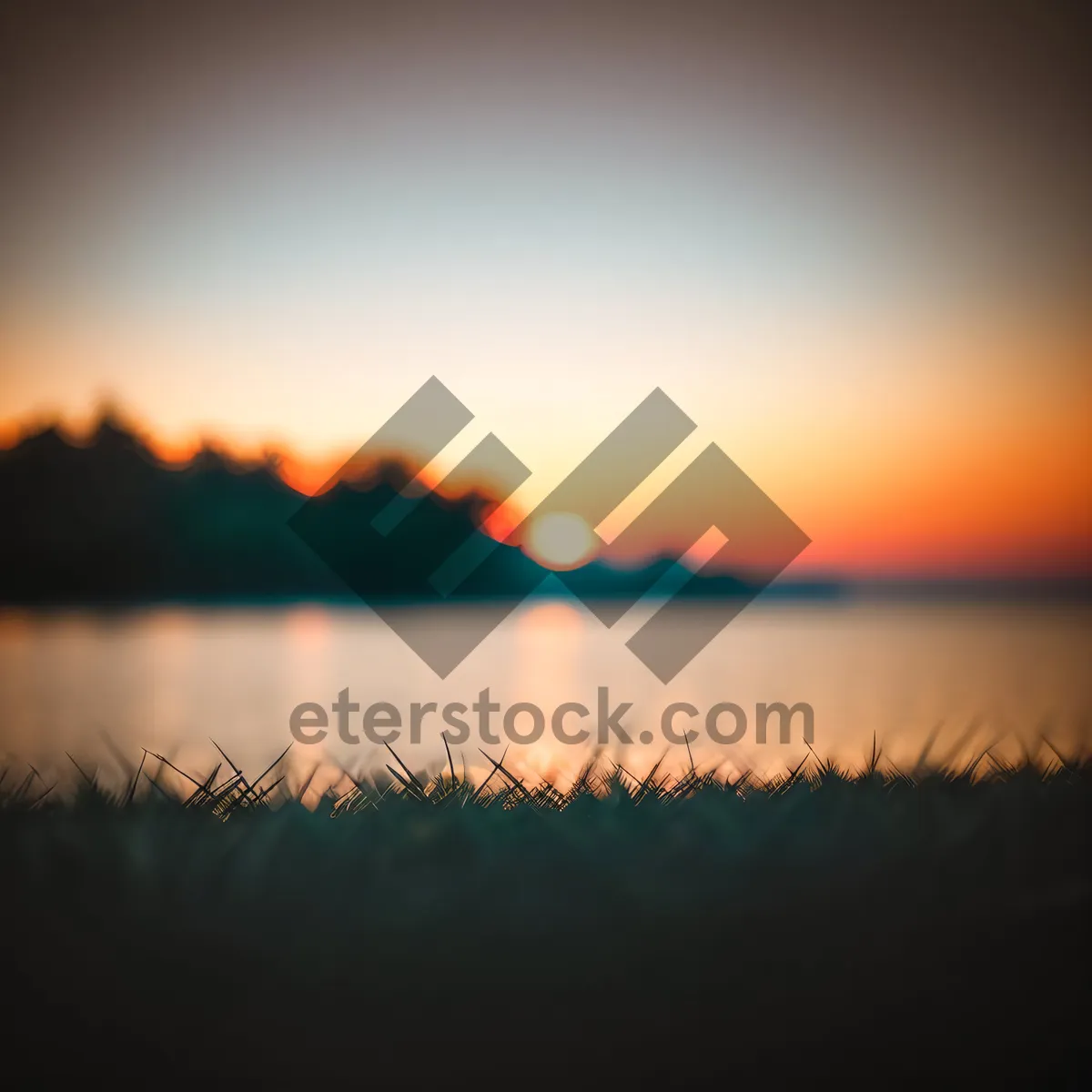 Picture of Golden Horizon: Majestic Sunrise Over Calm Ocean