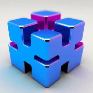 JewelBox 3D Symbol: Cube-shaped Gem Package