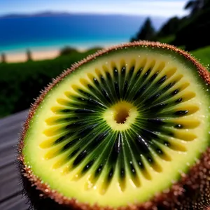 Juicy Kiwi Fruit Slice - Fresh and Healthy Snack