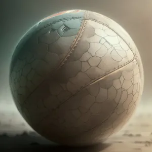 Global Sports Equipment: 3D Soccer Ball on Earth