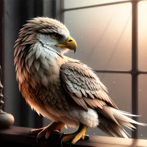 Bald Eagle Portrait: Majestic Feathered Hunter