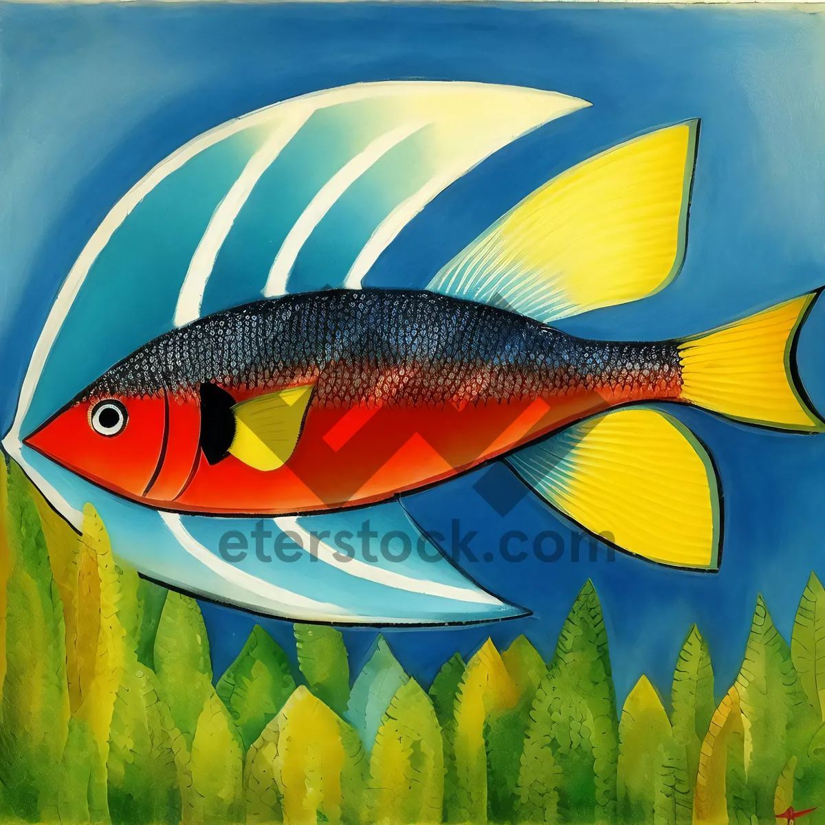 Picture of Tropical Snapper Lure in Coral Reef