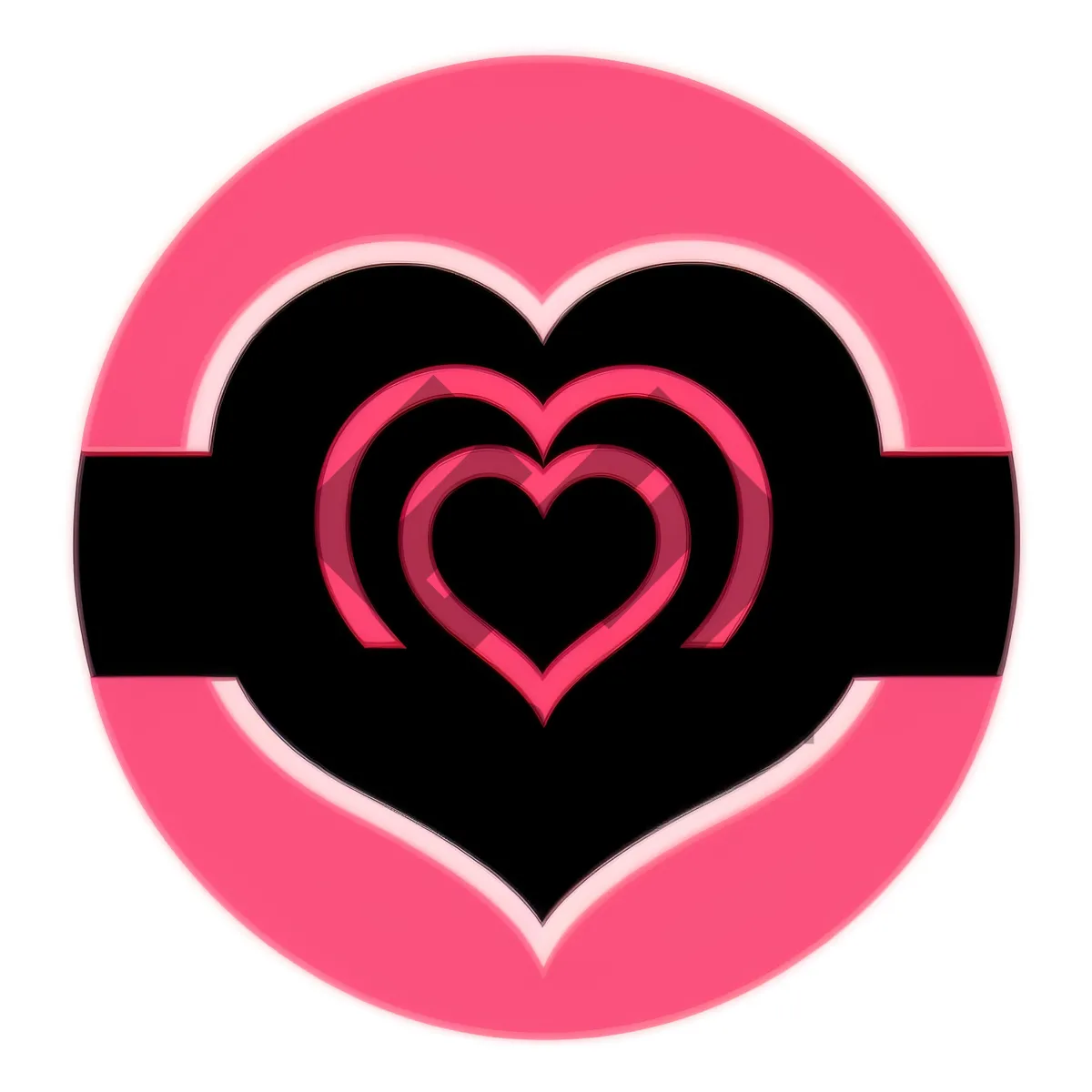 Picture of Glossy Heart Icon Set - Web Graphic Design