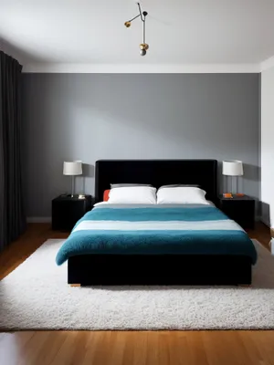 Modern Luxury Interior Design with Comfortable Wood Sofa
