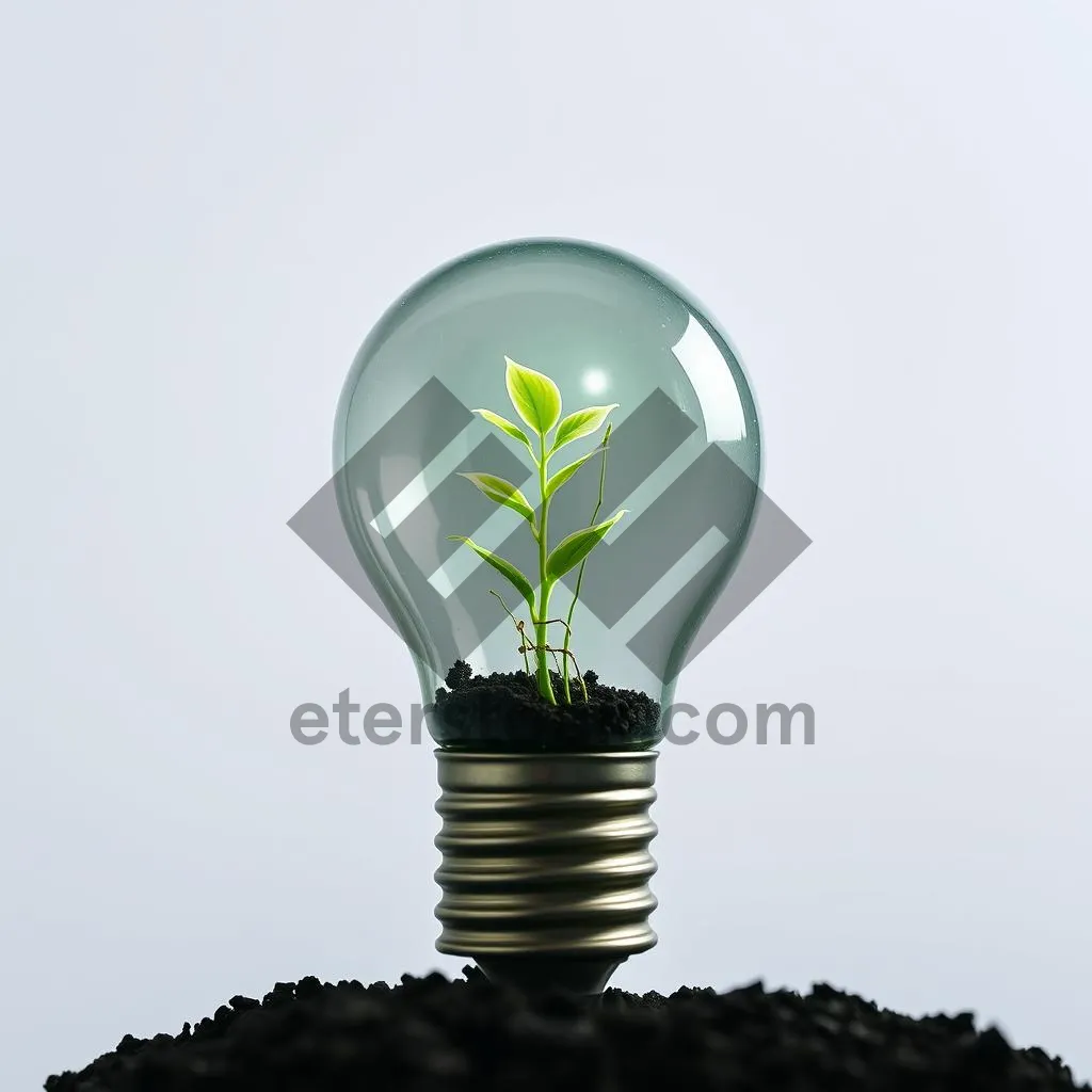 Picture of Innovative Energy-saving Lamp Powered by Plant