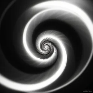 Abstract Fractal Spiral: Dynamic Geometric Design with Shiny Motion