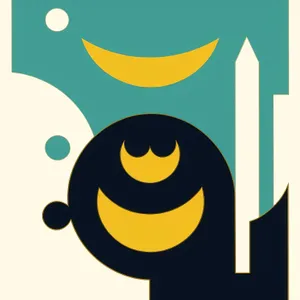 Artistic Set of Iconic Symbols