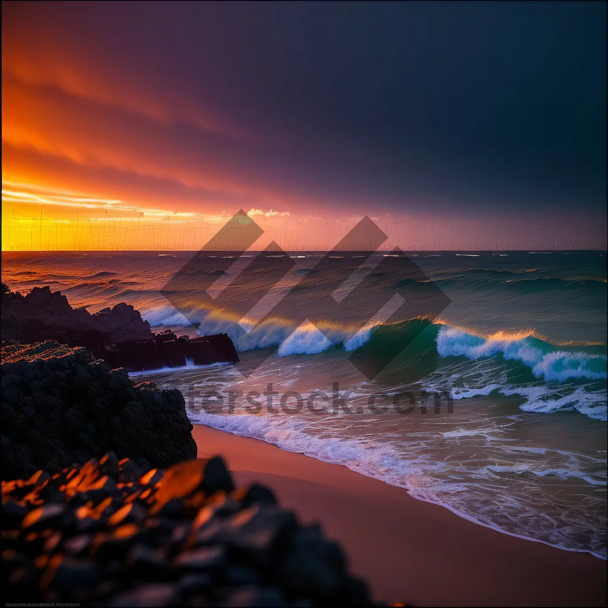 Picture of Serene Sunset Beach Retreat