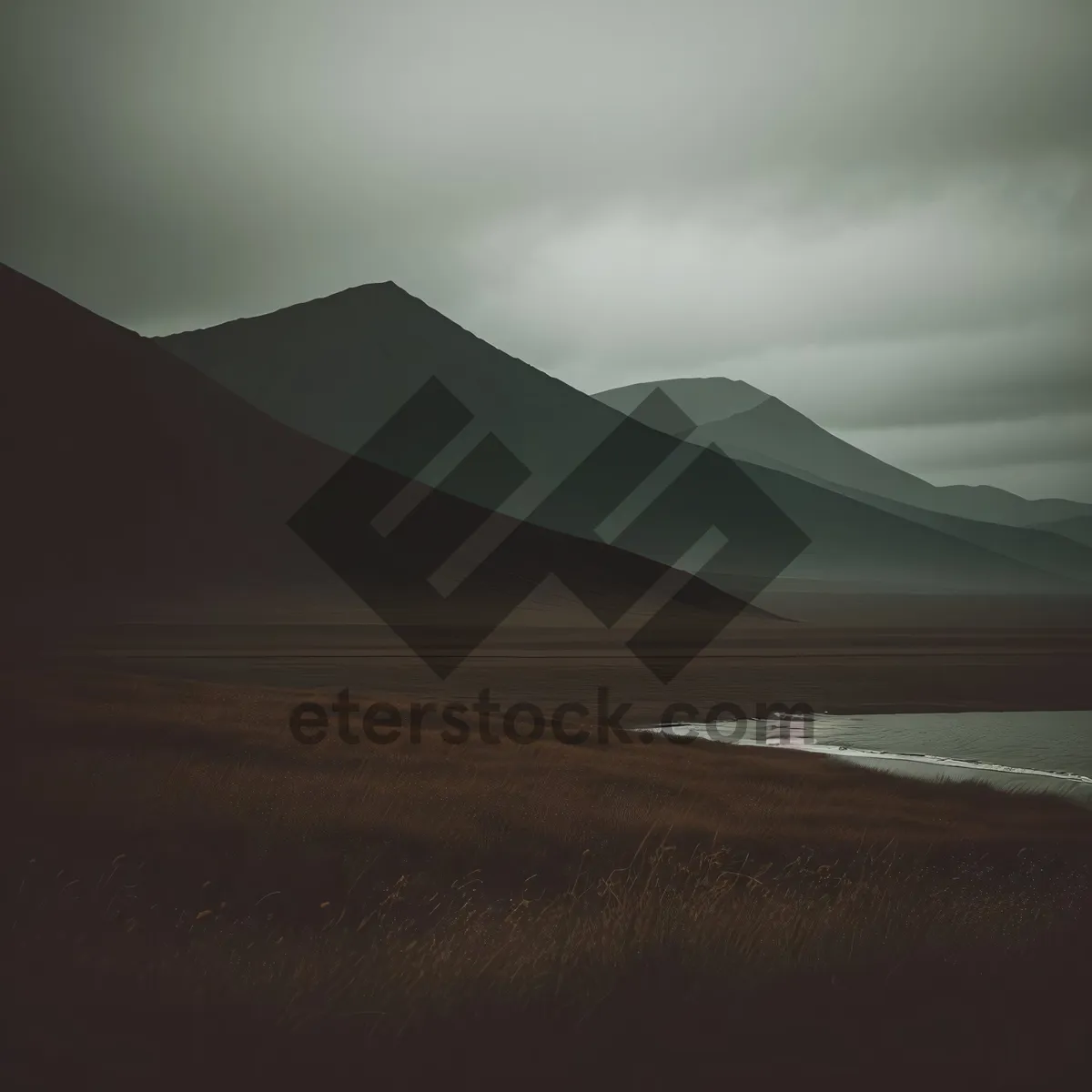 Picture of Sunset Dune Horizon: Majestic Desert Landscape