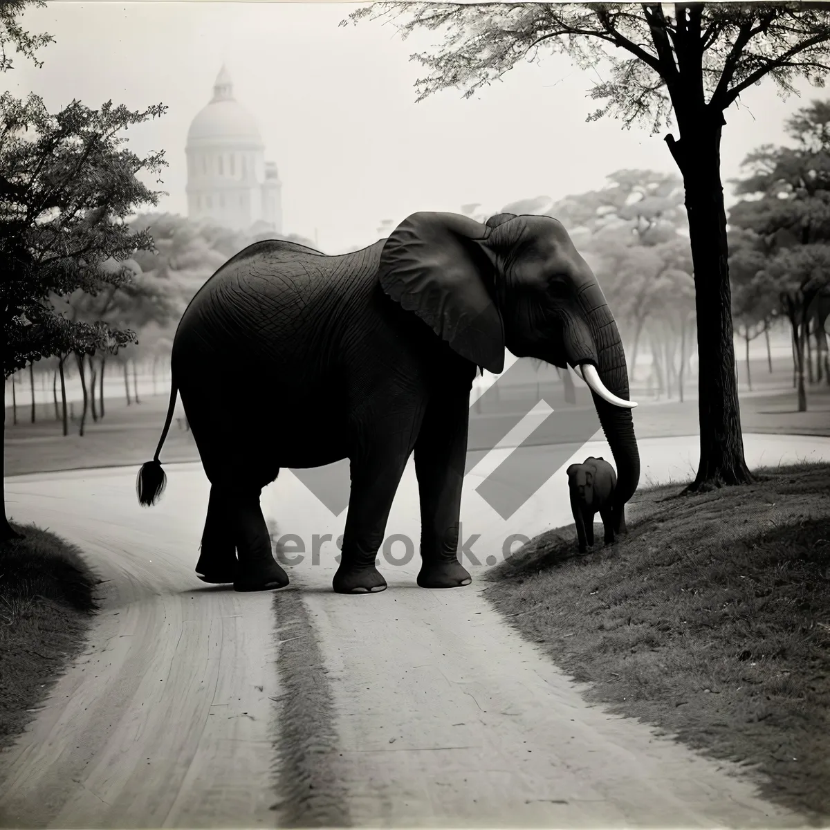 Picture of Reserve Safari: Majestic Elephants in National Park